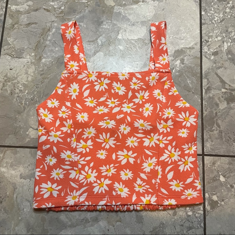 Floral crop top
